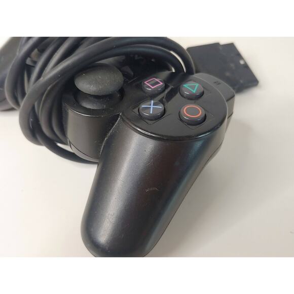Sony Playstation Analog Controller SCPH-10010 PS2 Dualshock 2 Black - Picture 6 of 10